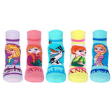 Supersox Disney Frozen Ankle Length Socks for Kids Pack of 5 (1-2 Years)