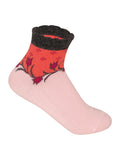 Supersox Women's Compact Combed Cotton Ankle Length Design Socks-Pack of 5