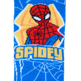 Supersox Disney Spiderman Ankle Length Socks for Kids Pack of 5 (1-2 Years)
