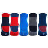 Supersox Disney Spiderman Ankle Length Socks for Kids Pack of 5 (1-2 Years)