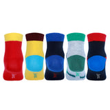 Supersox Disney Avenger Ankle Length Socks for Kids Pack of 5 (1-2 Years)