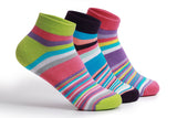 Supersox Women's Ankle Length Cotton Socks (Pack of 3)