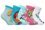 Supersox Disney Frozen Ankle Length Socks for Kids Pack of 5 Combo-1 (Anna, Elsa, Olaf)