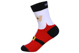 Christmas Crew Length Socks Unisex for Men & Women Pack of 4 (Santa,Reindeer,Snow Flakes&Polka dots)