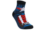 Supersox Disney Avengers Ankle Length Socks for Men's Pack of 5 (Iron Mank, Captain America, Hulk)