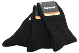 Men's PO3 Combed Cotton Classic Ribbed Socks- Premium Italian quality