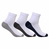 Supersox Men Ankle Two Tone Terry Cotton Socks - Pack of 3