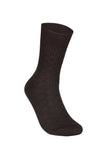 Supersox Men's Combed Cotton Self Design Regular Length Socks (Pack Of 5)