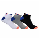 Men's PO3 Sneaker Combed Cotton Plain Socks