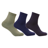 Men's PO3 Ankle Combed Cotton Plain Socks