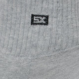 Men's PO3 Ankle Combed Cotton Terry Sports Socks-Grey
