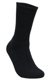 Men's PO3 Regular Combed Cotton Terry Sports Socks - Black