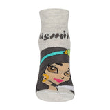 Supersox Disney Princess Ankle Length Socks for Kids Pack of 5