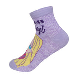 Supersox Disney Princess Ankle Length Socks for Women Pack of 5 (Free Size)