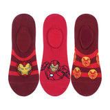 Supersox Disney Avenger No Show Length Socks for Kids Pack of 3