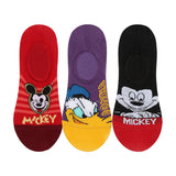 Supersox Disney Mickey & Friends No Show Length Socks For Men Pack of 3 (Free Size)