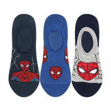 Supersox Disney Spiderman No Show Length Socks for Men Pack of 3
