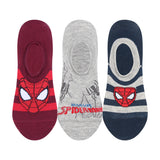 Supersox Disney Spiderman No Show Length Socks for Men Pack of 3 (Free Size)