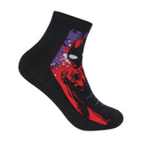 Supersox Disney Spidermans Ankle Length Socks for Men Pack of 5 (Free Size)