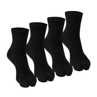 Women's PO4 Combed Cotton Ankle Plain Thumb Socks