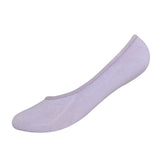 Women's PO3 Anti Slip No Show Plain Socks - Lavender