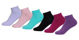 Women's PO6 Combed Cotton Sneaker Length Plain Socks